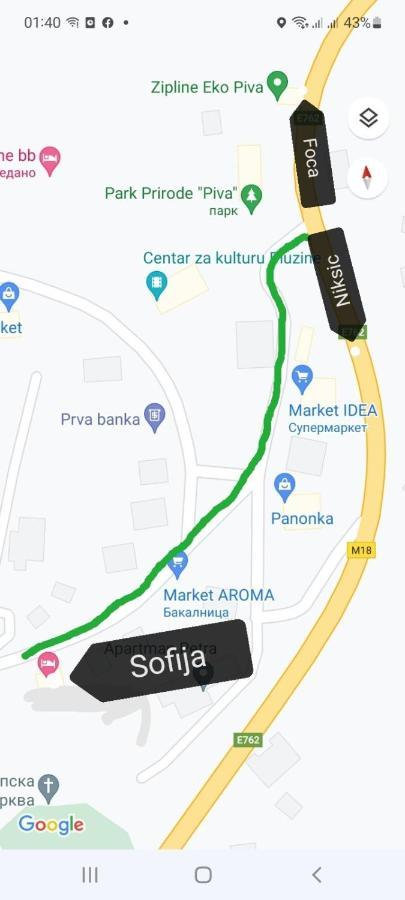 Apartman Sofija Plužine Kültér fotó